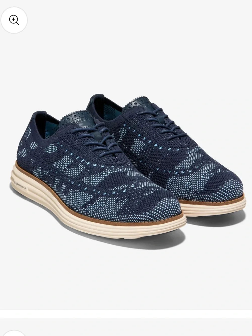 Cole Haan Blue ØriginalGrand Remastered Wingtip Oxford